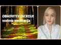 Vodena meditacija obnovitev energije