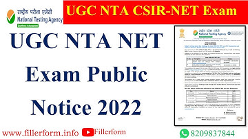 New Update-NTA NET Exam2022 Update  | CSIR Net june 2021 | csir net exam 2021 | csir net exam date