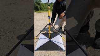 Eco Panel Iron Cross 48 Inch Compostable 10 Pack Organic Jute Aerial Targets Printed With Soy Bas...