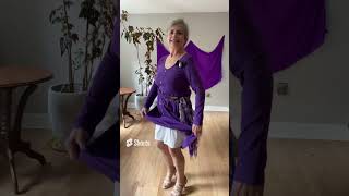 CHRISTINA’s Variety SHOW, 6/6/2023 MODEL #210a, Purple Spring Dress and Accessories (Clip)