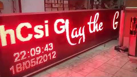 Church Display Multi Line LED Display Board
