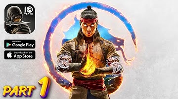 Mortal Kombat: Gameplay Walkthrough Part 1 - Entering the Tournament! 👊🔥 (iOS, Android)