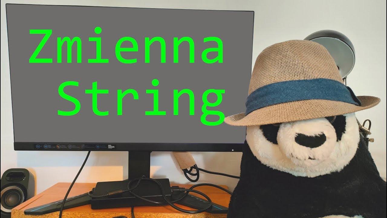 05 Podstawy Pythona Zmienna String YouTube