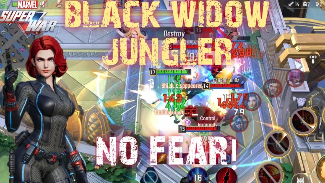 MARVEL SUPER WAR: Black Widow - CARRYING MY TEAM - Power Core+Build