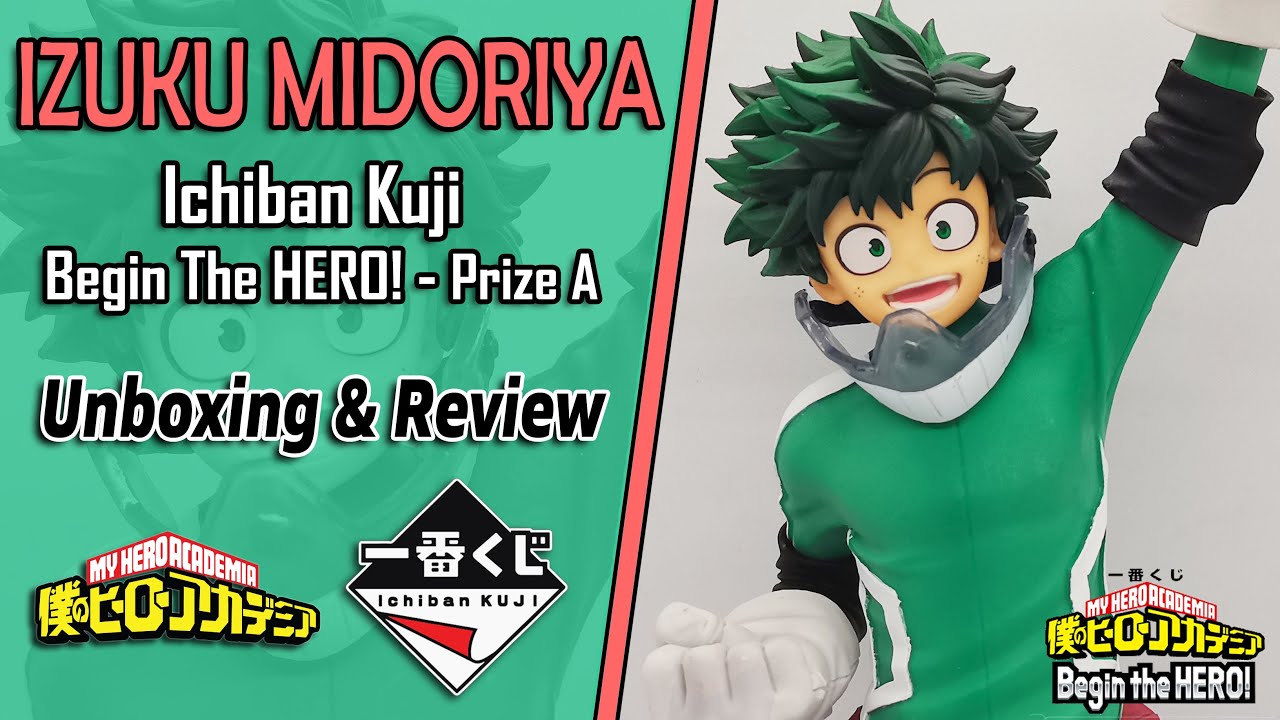 Izuku Midoriya Masterlise Emoving | My Hero Academia Begin The Hero | Ichiban Kuji Figure Review