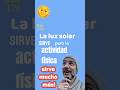 La luz solar sirve, pero sirve mucho más la actividad física! Acá te cuento por qué #ciencia #psi