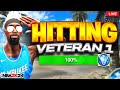 HITTING VETERAN 1 in NBA 2K24 (Full-Stream) UNLOCKING RECHARGE BOOSTER! BEST BUILD + BEST JUMPSHOT!