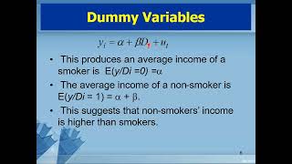 Regression with Dummy Variable