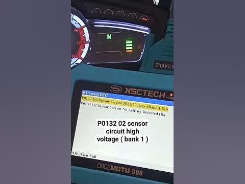OBDE scanner detected | P0132 02 sensor circuit high voltage (bank-1