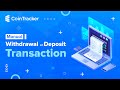 How to add a manual wit.rawal or deposit transaction to cointracker