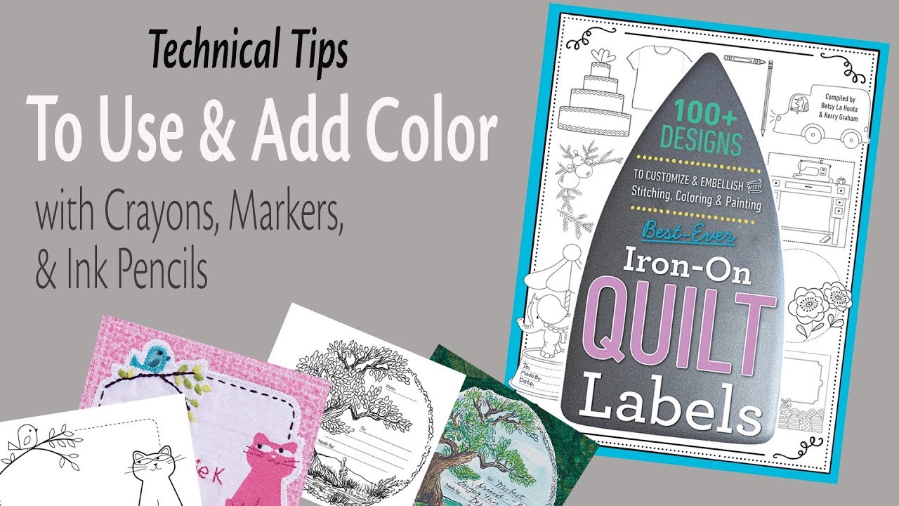 Quilty: how to make a quilt label 