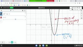 Graphing Quadratics using Desmos