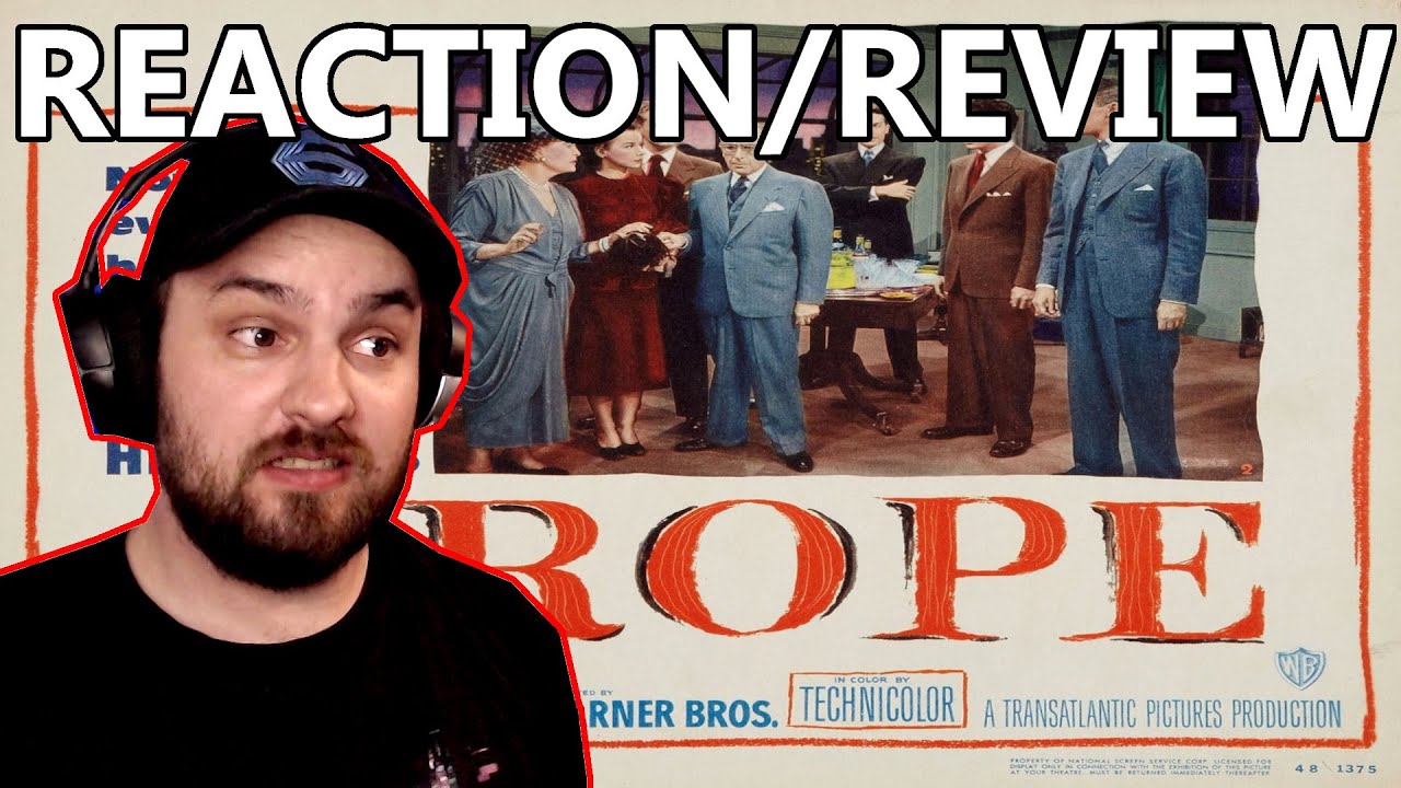 Rope MOVIE REACTION! FIRST TIME WATCHING!