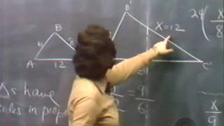 Geometry #4:  Similar Triangles, and the Pythagorean Theorem