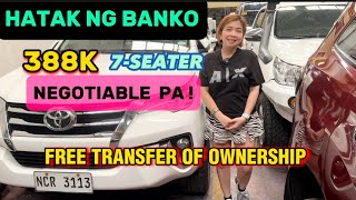 MURANG HATAK NG BANKO 388K na 7 SEATER NEGOTIABLE PA FREE TRANSFER OF OWNERSHIP PA #repocars