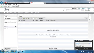Processing on Oracle Taleo