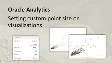 Setting custom point sizes on visualizations in Oracle Analytics
