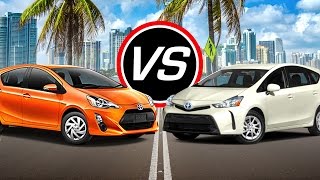 2016 Toyota Prius C vs Prius V - Spec Comparison!