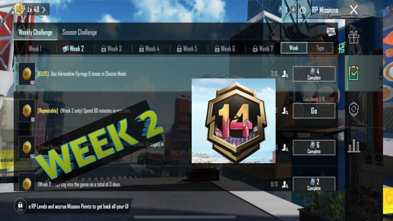 Bgmi A14 Royal pass week 2 Mission | Best Tips and Tricks