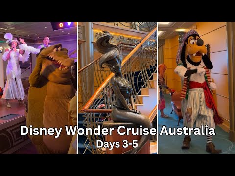 Disney Wonder Cruise Day 3-5 + Final Thoughts | Melbourne to Hobart 🇦🇺 🦘 (Maiden Voyage) Video Thumbnail