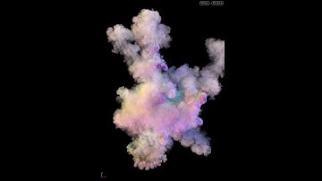Houdini Pyro Colorful Smoke