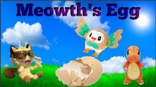 Meowths Egg - Pokemon Plush Pals
