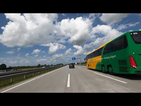 Autobahn Germany in 4K: Neumunster to Flensburg