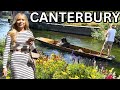 🇬🇧 STUNNING CANTERBURY WALK DURING SUMMER, FLOWERS EVERYWHERE, FAIRYTALE ENGLISH CITY, 4K60FPS HDR