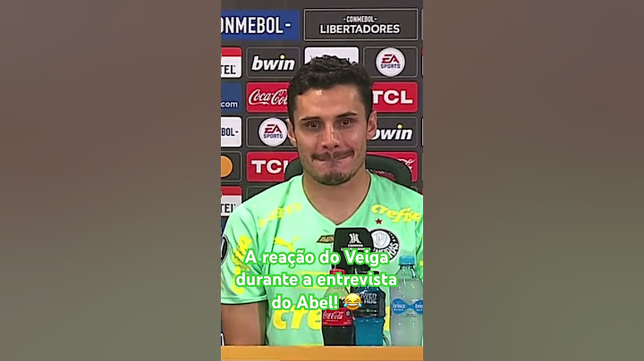 A reação do Veiga na entrevista do Abel..😂😂 #palmeiras #libertadores #brasileirão