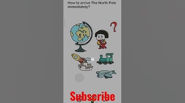 BRAIN OUT. how to arrive the north pole immediately? ||#shorts #brainout #youtube ||