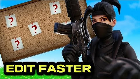 How To EDIT FASTER In Fortnite On CONTROLLER + Remove Input Delay