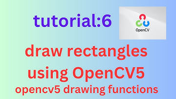 how to draw rectangles using OpenCV5