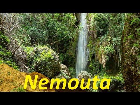 Πτήση με drone μέσα στον Καταρράκτη Νεμούτας - Drone flight inside Nemouta Waterfall