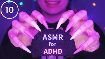 ASMR Scratching & Tapping That Changes Every 10 Seconds | ASMR for ADHD - No Talking