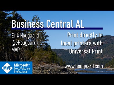 Print directly to local printers with Universal Print in Business Central