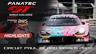 Race Highlights | Paul Ricard 1000Km 2022 | Fanatec GT World Challenge Europe Powered by AWS