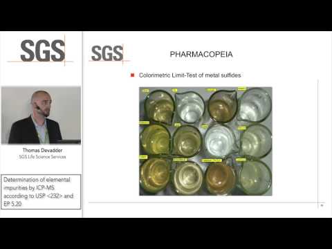 Determination of Elemental Impurities by ICP MS according to USP - Thomas Devadder