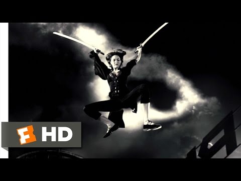 Sin City (6/12) Movie CLIP - Miho vs. Jackie Boy (2005) HD