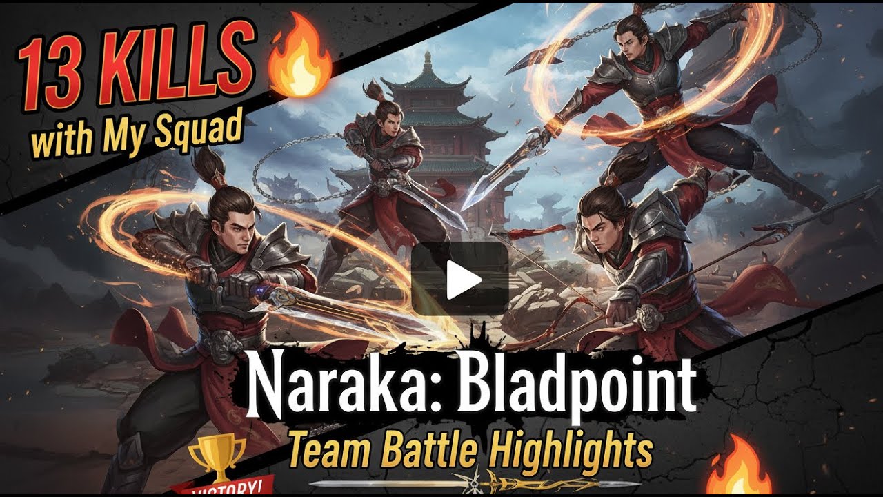 Naraka: Bladepoint – 13 KILLS Squad Domination! - YouTube