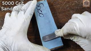 Turning Rusted Bearing Into A Sharp Straight Razor Restoration  Rebuilding 4k khrestoration168