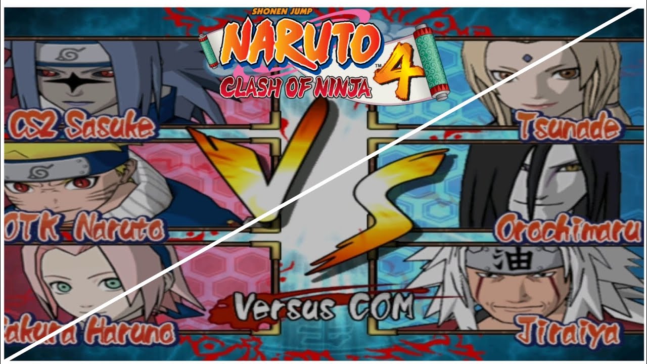 Naruto gnt 4 three man cell vs mode cpu team
