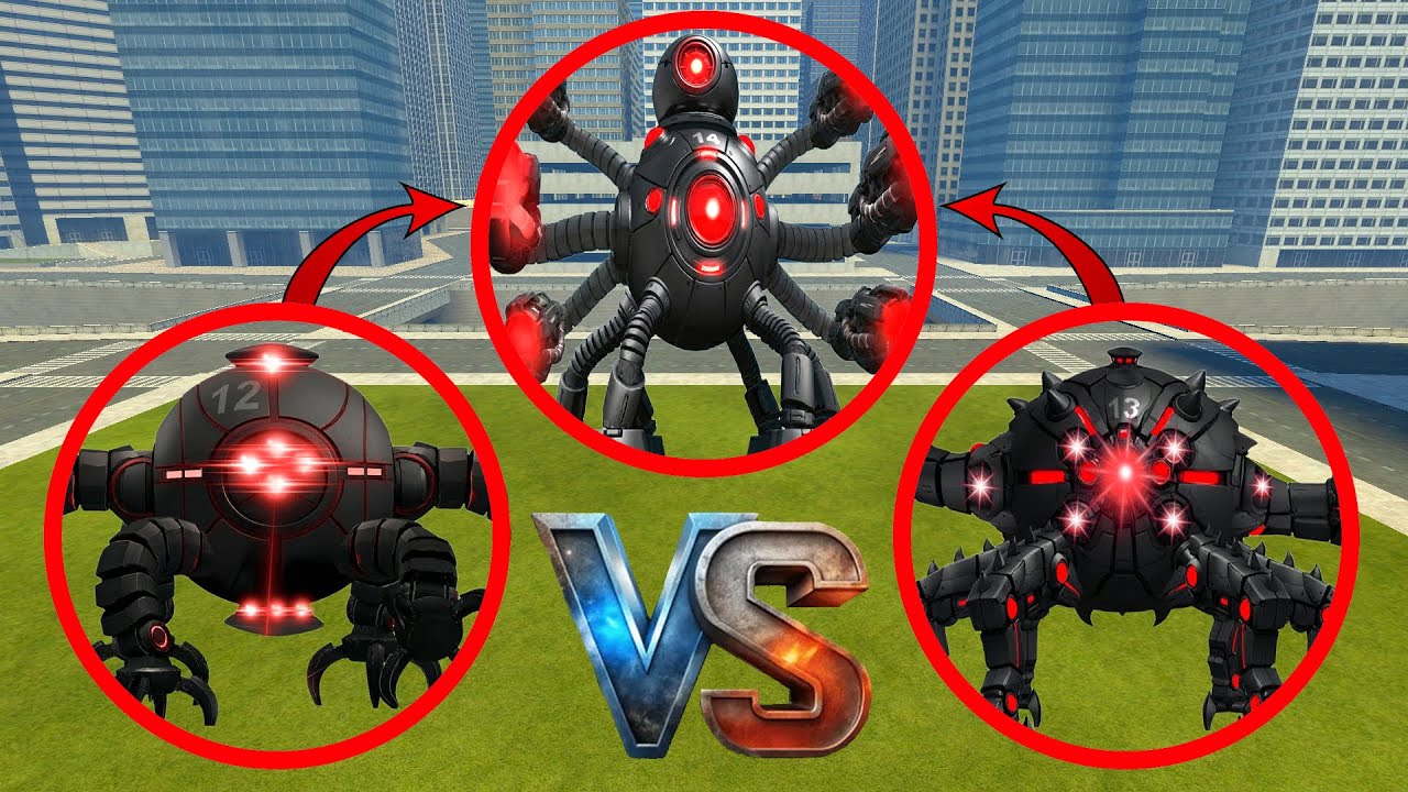 NEW EVOLUTION OF OMNIDROID V12 VS V13 & V14 ROBOT FROM INCREDIBLES In Garry's Mod!!