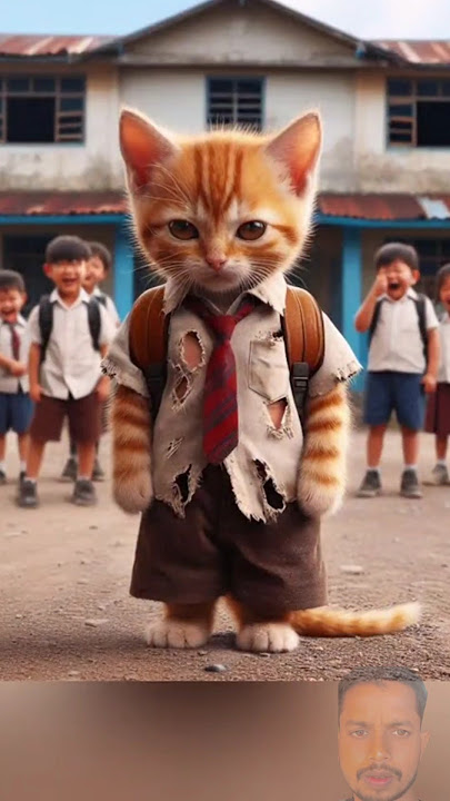 Very poor cat 😢#cute#cuttekiten#cat#catlover #aicat #kittens#princesscat#catvideo