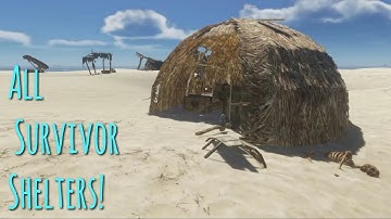 All Survivor Shelters! | Stranded Deep