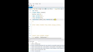 Check Constraint in SQL (Part 2)