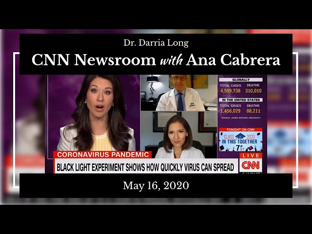 CNN Newsroom with Ana Cabrera | Dr. Darria Long | May 16, 2020