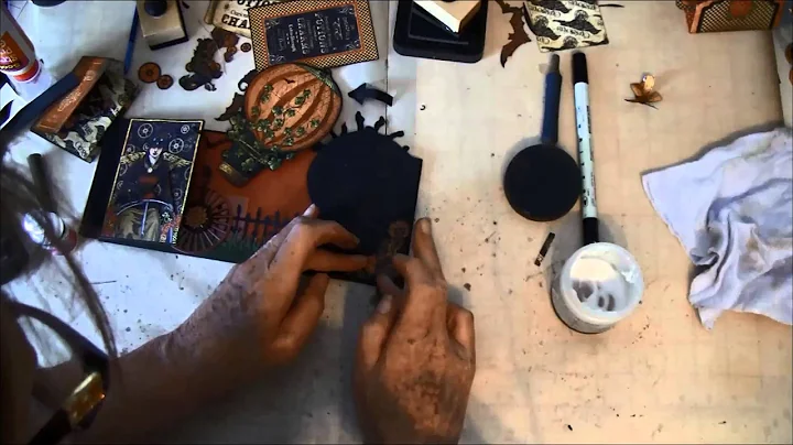 Envelope Mini album tutorial with Steampunk Spells collection part 6