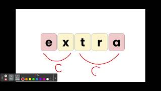 Fundations - Level 3 - Unit 6 - Why does the a in extra make a short u sound?