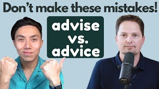 AVOID MISTAKES MADE BY VENYA PAK/LEARN THE DIFFERENCE BETWEEN ADVISE AND ADVICE/HOW TO USE RECOMMEND