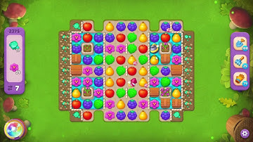 Gardenscapes 2375 Level - 16 moves - NO BooSTERS